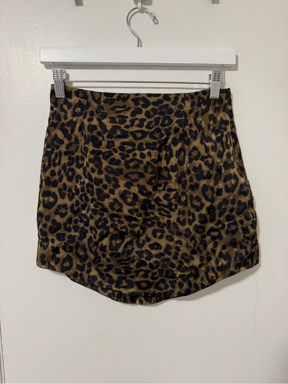 Zara Leopard Print Mini Skirt in Brown and Black